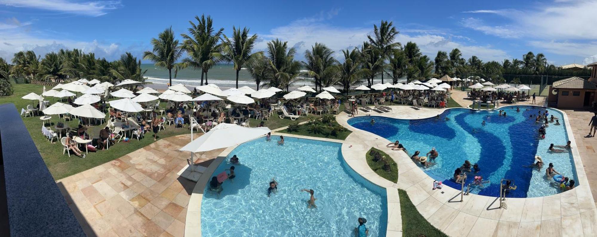 Flat Guarajuba 4 Quartos Terreo A Beira Mar - Pe Na Areia - Governanca Com Arrumadeira E Wi Fi Inclusos Camassari Extérieur photo