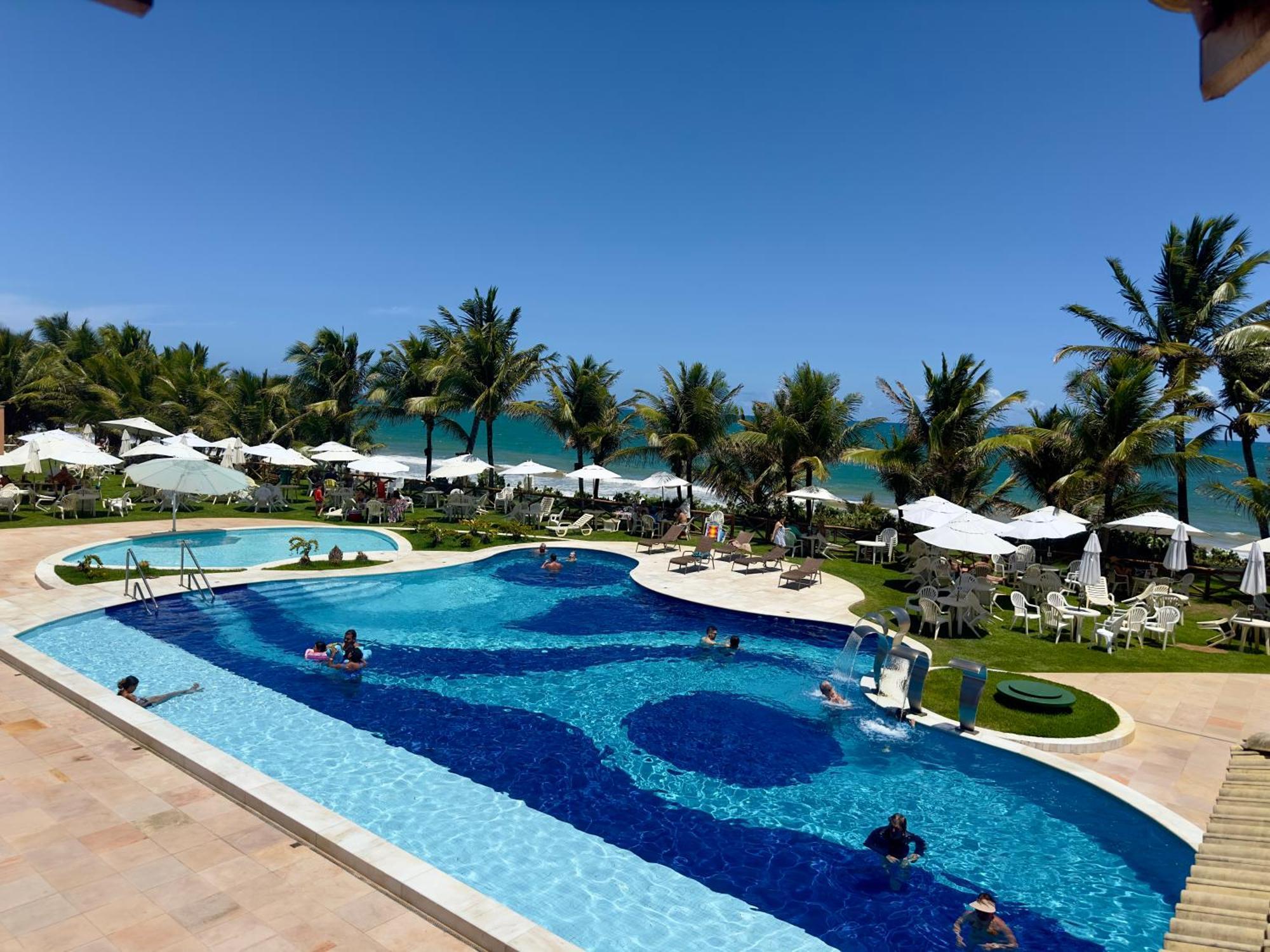 Flat Guarajuba 4 Quartos Terreo A Beira Mar - Pe Na Areia - Governanca Com Arrumadeira E Wi Fi Inclusos Camassari Extérieur photo