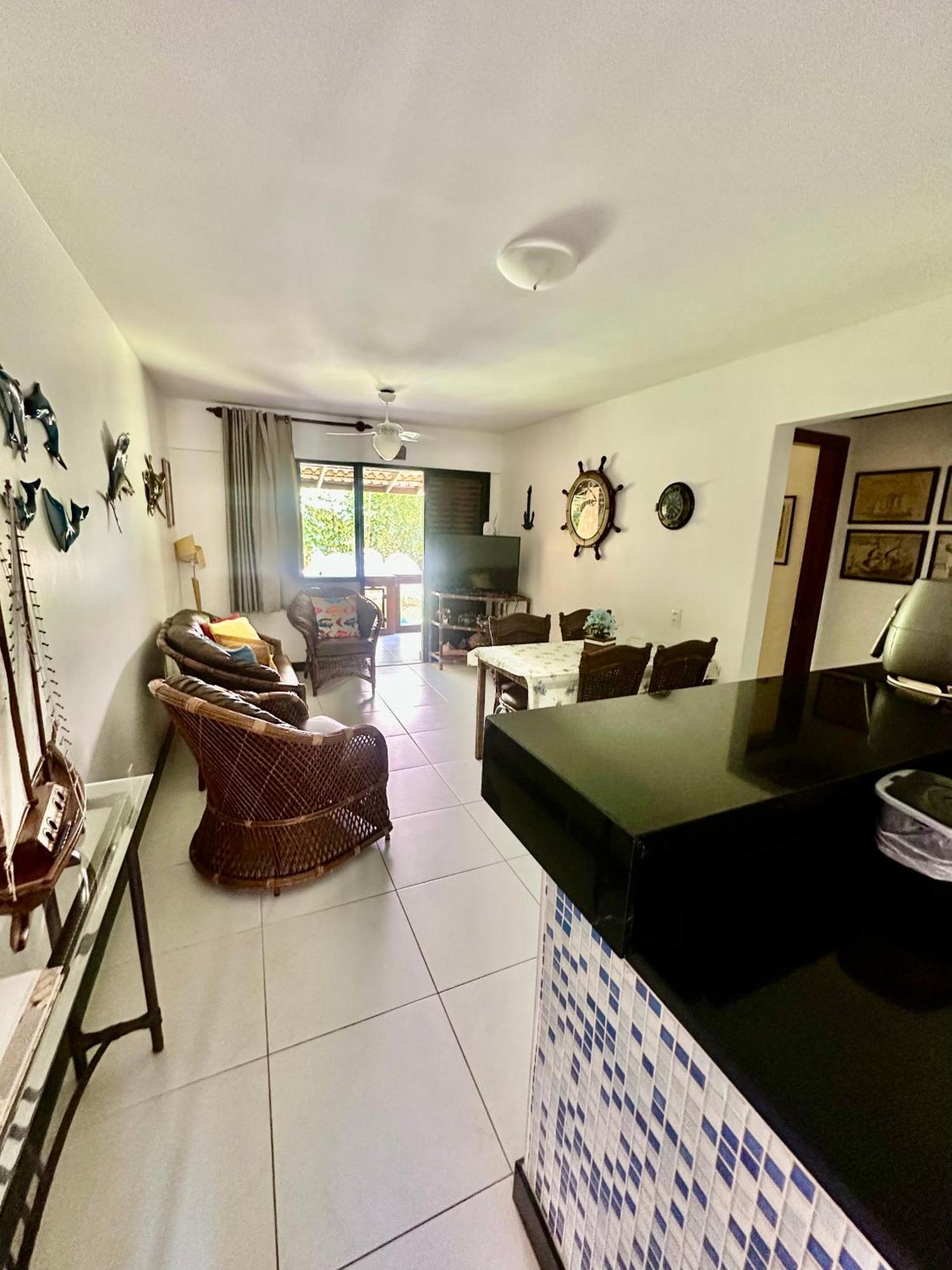 Flat Guarajuba 4 Quartos Terreo A Beira Mar - Pe Na Areia - Governanca Com Arrumadeira E Wi Fi Inclusos Camassari Extérieur photo
